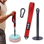 J Bryant Fitness Arm Wrestling Training Strap Belt With Loading Pin Forearm Exercise Equipment Strengthener and Power Trainer for Cable Machine and Free Weight Workout