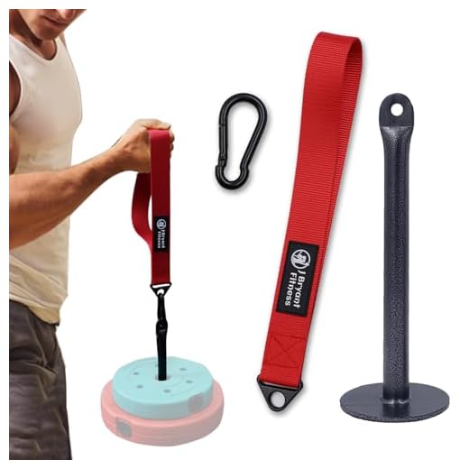 J Bryant Fitness Arm Wrestling Training Strap Gürtel mit Loading Pin Unterarm Übungsgeräte Stärker und Power Trainer für Kabelmaschine und freies Gewicht Workout
