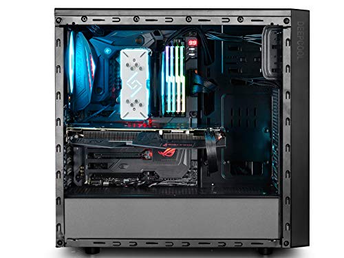 DeepCool Visckase Special Case ATX Middle Tower per PC Destop da Gaming 0.6MM SPCC 2*USB3.0/2.0 Pannello Laterale Half Plexiglass (AxPxL: 452x472x203 mm)
