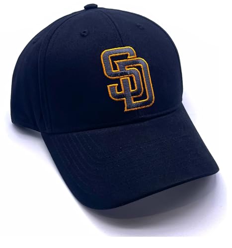 Gorra negra ajustable con logo de equipo miniatura 1