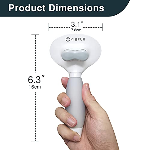 Image of Cat Brush for Shedding, Self Cleaning Brush for Long & Short Hair Cats