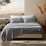 Top 10 Best Jersery Sheets Reviews & Comparison | Updated 6 SLEEP ZONE Queen Sheets Set - 4 Piece Bedding - Jersey Knit Cooling Sheet Set - Soft and Fade Resistant - Easy Care - Deep Pocket (Queen,Grey)