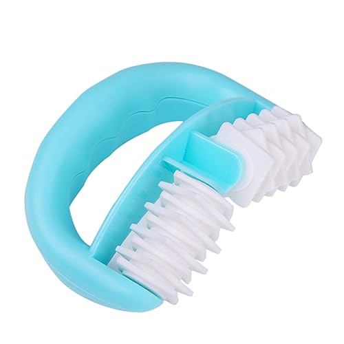 Image of Ipetboom Plastic Rectangular Style Mitt Roller Massager for Body Massage Blue Mitt Massager Roller Massage Tool for Back and Facial Relaxation