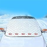 Im Winter kann der Windschutzscheiben-Schutz Ihr Auto vor Schnee, Eis, Frost und Wasser schützen. Im Sommer bietet er Sonnenschutz, um Ihr Auto kühl zu halten. Im Herbst und Frühling verhindert er das Eindringen von Laub, Staub und Vogelkot und spart Ihnen so die Zeit, die Sie zum Reinigen brauchen.