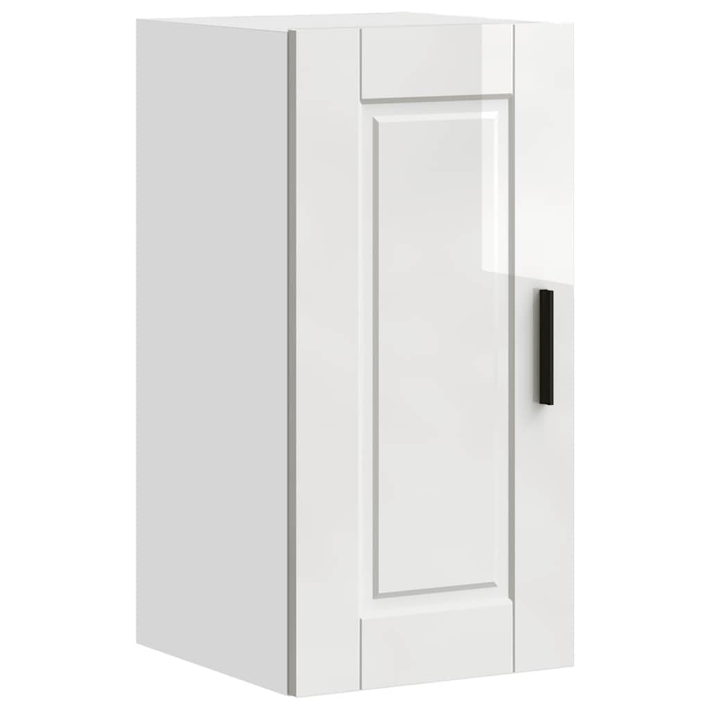 Vidaxl Kitchen Wall Cabinetâ Porto High Gloss White Engineered Wood 8721158423658