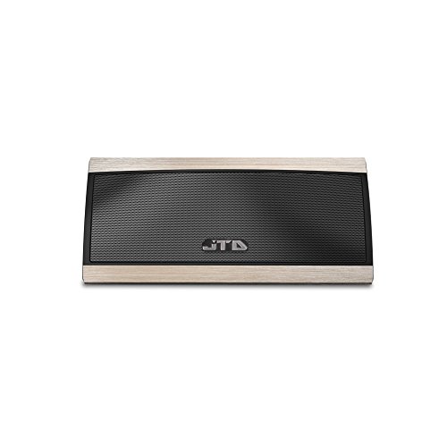 JTD Portable Wireless Bluetooth Speaker W/ 3D Surround Stereo Sound & Full Metal Housing - Wireless,& Hands-Free & 8hrs Playtime & 30ft Bluetooth Range (3D-Surround Gold)