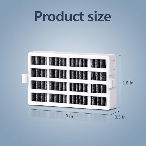 Image of 3 pack W10311524 Refrigerator Air Filter Replacement for W10311524, Whirlpool, AIR1, Kitchenaid, Maytag, and Jenn-Air, FreshFlow Air Filter, Reduce Odors with Activated Carbon Filters