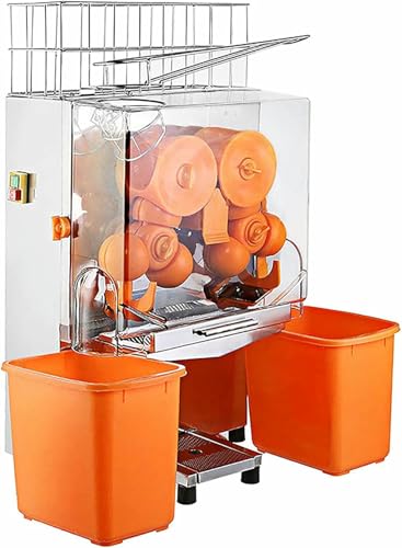 業務用オレンジ絞り機、電動式柑橘ジュース、オレンジ直径:40〜90mm、取り外し可能なフィルターボックスとコレクションキューブ付き、店舗向け