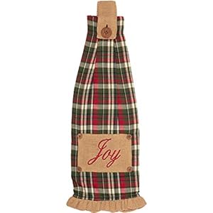 VHC Brands Forreston Joy and Noel Button Loop Set of 2 Kitchen Towel, Red VHC Brands Forreston Joy and Noel Button Loop Set of 2 Kitchen Towel Red