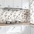 ILHIIOR White Floral Peel and Stick Wallpaper - Boho Vintage Leaf Pattern - Removable Self-Adhesive for Cabinets & Walls - 17.5''x393''