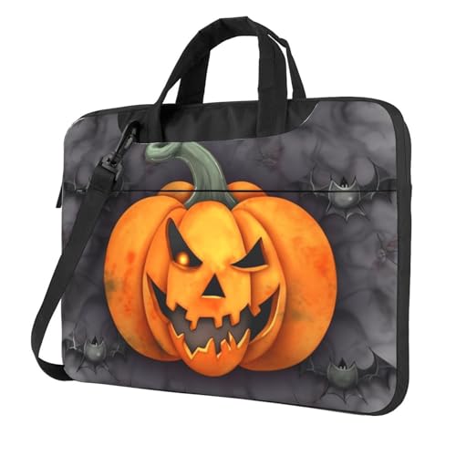 Sac ordinateur portable citrouille d'Halloween imprimé original mixte