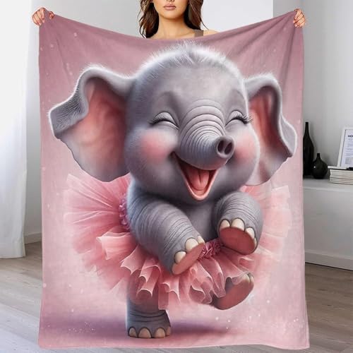 Couverture chaude éléphant microfibre douce contre le froid - 6