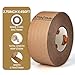 TAPEBEAR Water Activated Tape 2.75inch x 450ft Reinforced Packing Tape, Eco-Friendly Tape Refills Brown Kraft Gum Tape Writable for Heavy Duty Shipping, Moving