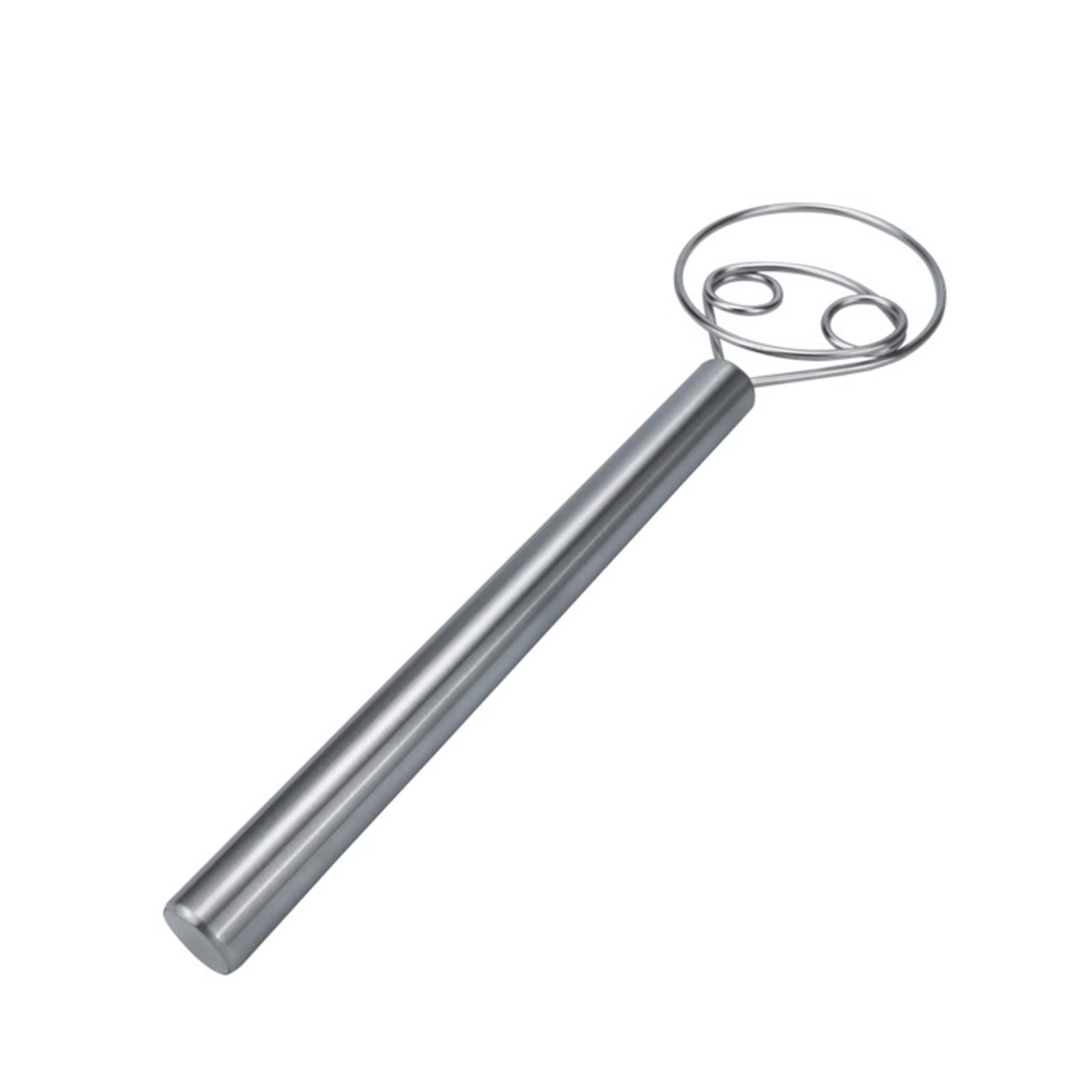 Batidor de cocina, pequeño, acero inoxidable, manual, semiautomático, for leche, giratorio