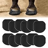 GYHPD 6/12 Pack Horse Hoof Tape, Cotton Strong Sticky Horse Hoof Wraps, Breathable Magic Cushion Hoof Packing, Additional Protection for Hoof Hoove Wound Management and Laminitis Abscess Relief (12)