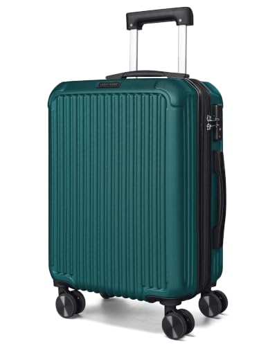 Image of LIGHT FLIGHT 20 Inch Carry On Luggage 22x14x9 Airline Approved, Haze Green