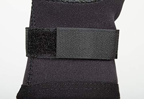 Neo-Sport Mens 3Mm & 5Mm Premium Neoprene Five Finger Wetsuit Gloves With Gator Elastic Wrist Band. Use For All Watersports, Diving, Boating, Cleaning Gutters, Pond And Aquarium Maintenance, Black, Large #TOP4