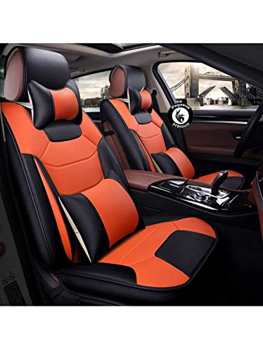 Image of Pegasus Premium PU Leatherite Car Seat Cover for Hyundai Elite -i20 (2014-2020) (# Free Neck Pillow (Neckrest))