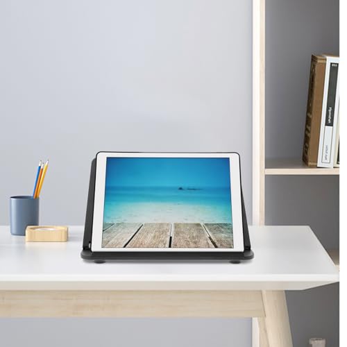 Base plegable ajustable para laptop de plástico negro miniatura 4
