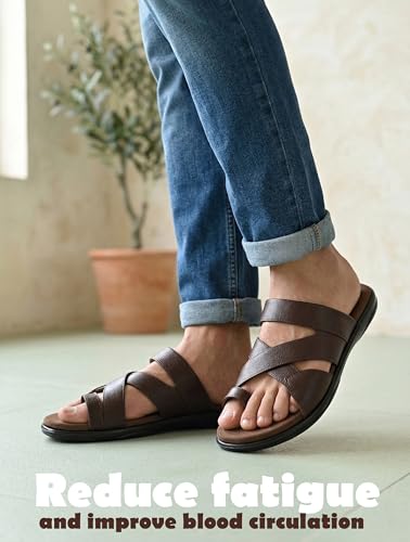 Image of Super Extra Soft Diabetic & Orthopedic Slippers /Doctor Chappal for Heel Pain Cushioned Lightweight Comfortable Stylish Flip-Flops Everyday Wear DailyUse For Men'sBB1017