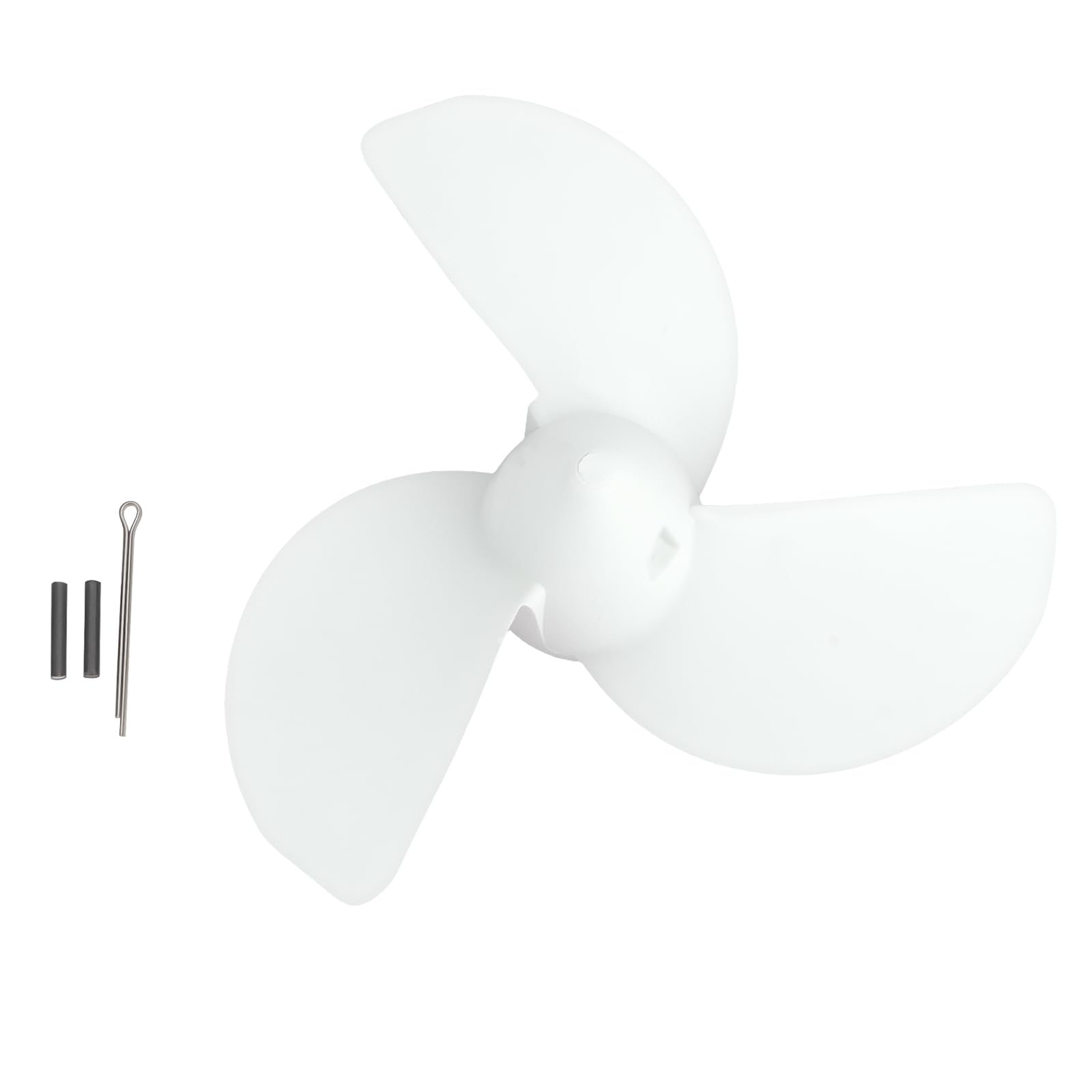 VGOL 3-7 1/4x5 Nylon Propeller Compatible with Hangkai 2-4 Stroke 3.5-3.6HP 4HP Outboard Boat Motor Engine