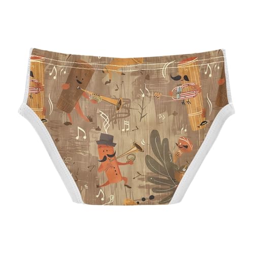 visesunny Boys Potty Training Underwear Horn Tree Concert Breathe Cotton Briefs Size 2T-8Y for Toddler2