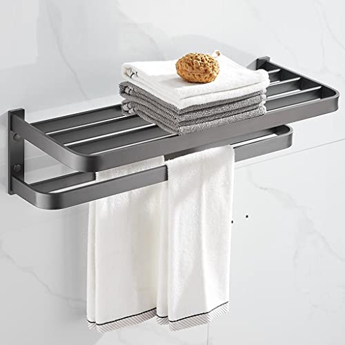 Porte-serviette à double pliage en aluminium espace de finition supérieure - 5
