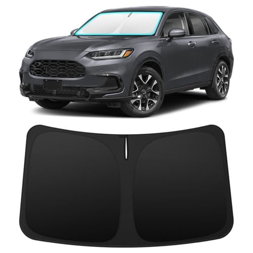 Image of INSAUTO Custom Fit Windshield Sun Shade for Honda HRV HR-V 2023-2026 | Foldable Front Window Sunshade Car Accessories, UV & Heat Reflector, Keeps Interior Cool, Includes Storage Bag