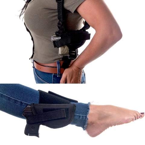 Universal Gun Holster Hip - Ambidextrous Right/Left Hand Draw For Multiple Pistol Models