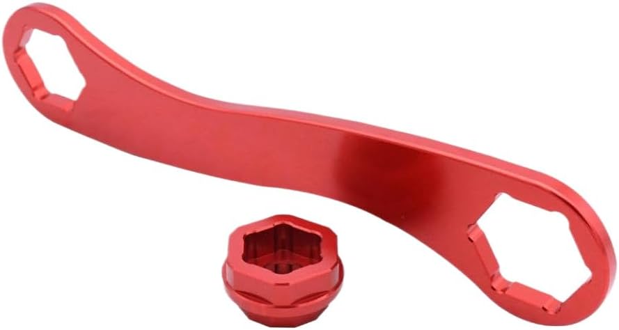 Front Rear Wheel Axle Wrench Removal Tool Compatible with EXC EXCF SX SXF XC XCF TX TC TE FX FC FE 125-701 2014-2023 Models(Black Wrench)