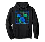 Minecraft Creeper Tie Dye Big Face Pullover Hoodie