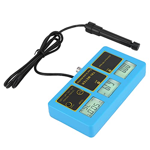 Monitor de pH, medidor de calidad del agua PH/Temp/RH/salinidad con pantalla LCD para acuario de piscina(230-240v) Cover