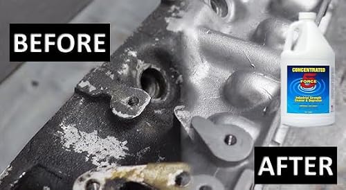 Force 5 NEW FORMULA Cleaner & Degreaser, Heavy-duty All-purpose Cleaner For Engines, Tires, Undercarriages & More, Industrial Strength Formula, Breaks Down Grease, Oil & Grime. 1 Gallon.