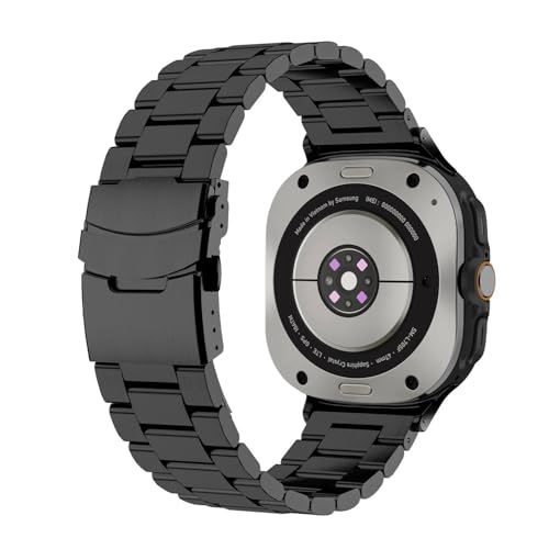 dayeer Samsung Galaxy Watch Ultra 7 47mm�p���^�������N�u���X���b�g Correa ���ԂȂ� �����Y�X�g���b�v(Black)