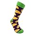 HSELL Mens Funny Pattern Dress Socks Novelty Crazy Pop Design Cotton Socks Gifts for Men
