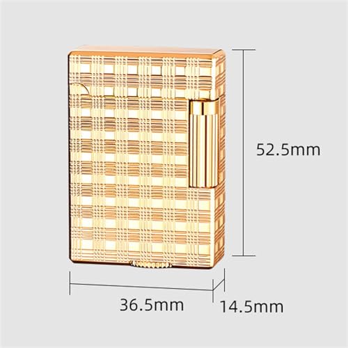 Encendedor de butano recargable con rueda lateral esmerilada 7
