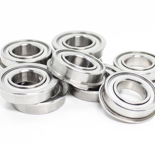 Rodamiento F63801ZZ con brida de 12x21x7 mm para guiado preciso