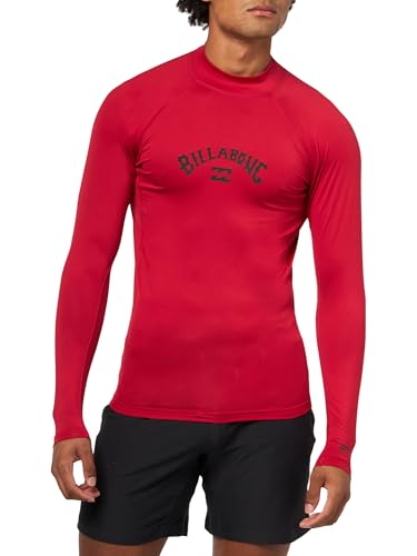 Billabong Mens Arch Performace Fit Long Sleeve Rashguard 50+ Uv Protection