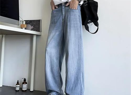 Men's Baggy Jeans Loose Denim Pants Oversized Straight Classic Trousers Streetwear Trend Casual Clothing3