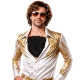 Hairy Chest Costume Accessory | Fake Chest Hair Patch | Black | 8" X 9"