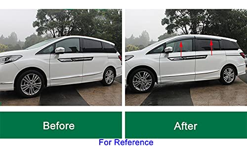 4Pcs Car Window Deflector Rain Guards Chrome Trim For Honda Fit 2020 2021 2022 2023 2024 Window Wind Deflectors Guards #TOP3