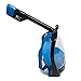 RADO Full Face Snorkel Mask | 180° Panoramic Views with Full Face Design | GoPro Compatible | Anti Fog and Anti Leak Protection | Tubeless Design (Blue, Large-X-Large)