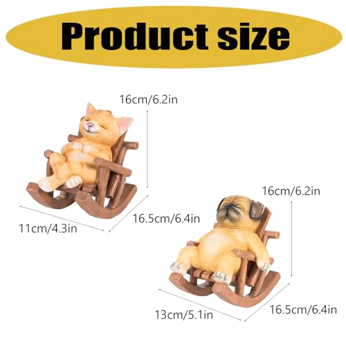 Résines figurine animale de chat miniature, cadeau déco chambre idéal