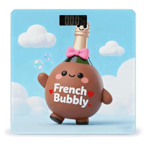 Balanza Digital para Baño French Bubbly con LCD