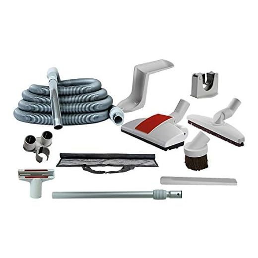 Kit di accessori per aspirapolvere centrale con tubo standard, adatto per molte marche e fornitori, lunghezza 10 metri