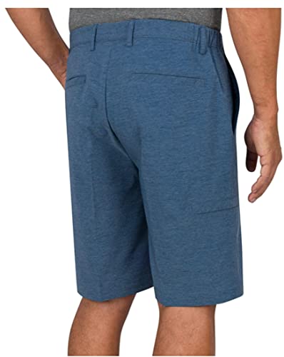 Greg Norman Golf Performance Men Short | X-Treme Comfort Stretch Waistband |Moisture Wicking Golf Sh