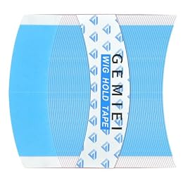 Gemiei 64pcs Lace Wig Tape Double Sided Waterproof Lace Front Tape