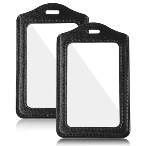 2 Stück Leder Ausweishülle, Kreditkartenetui Rfid Schutz...