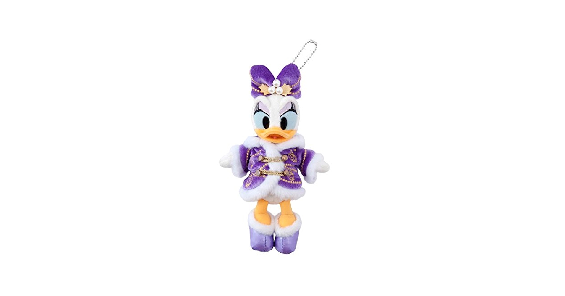 レア　ディズニー　デイジー　ぬいぐるみバッジ　ワッペ　スクバ　紫 レア ディズニー デイジー ぬいぐるみバッジ ワッペ スクバ 紫