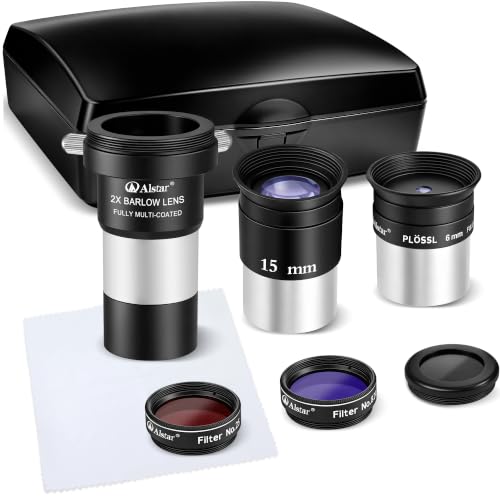 Alstar 8 Piece Eyepiece & Filter Accessory Kit
